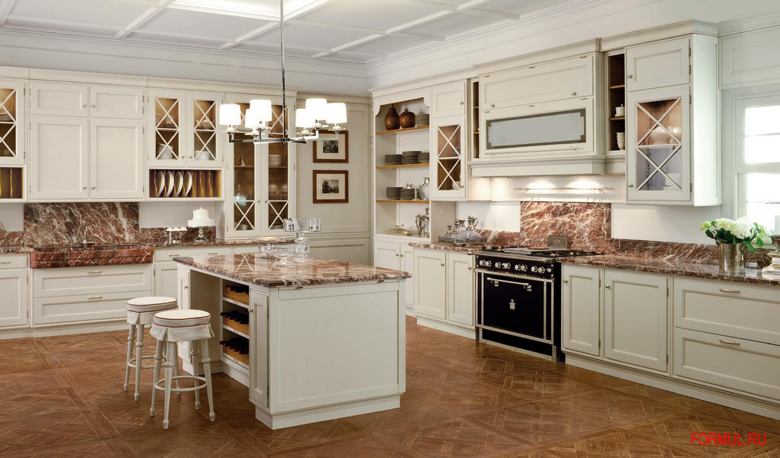 Кухня Ca' d'Oro Park avenue (laccato bianco antico)